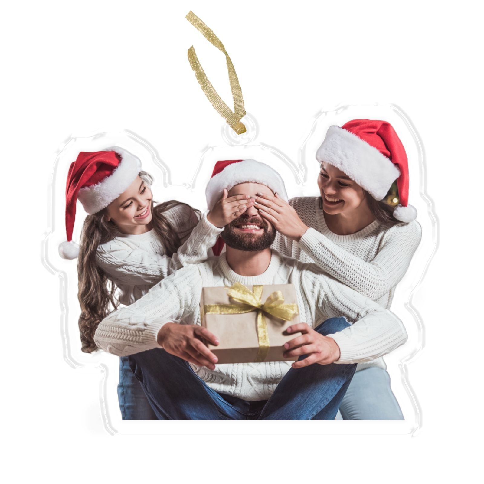 Personalized Christmas Ornaments, Custom Shape With Names, Using My Own Photo, 2024 2D Christmas Décor Tree Bauble Decorations Xmas Ornament Memories Personalized For Christmas Family Keepsake - uniqicon