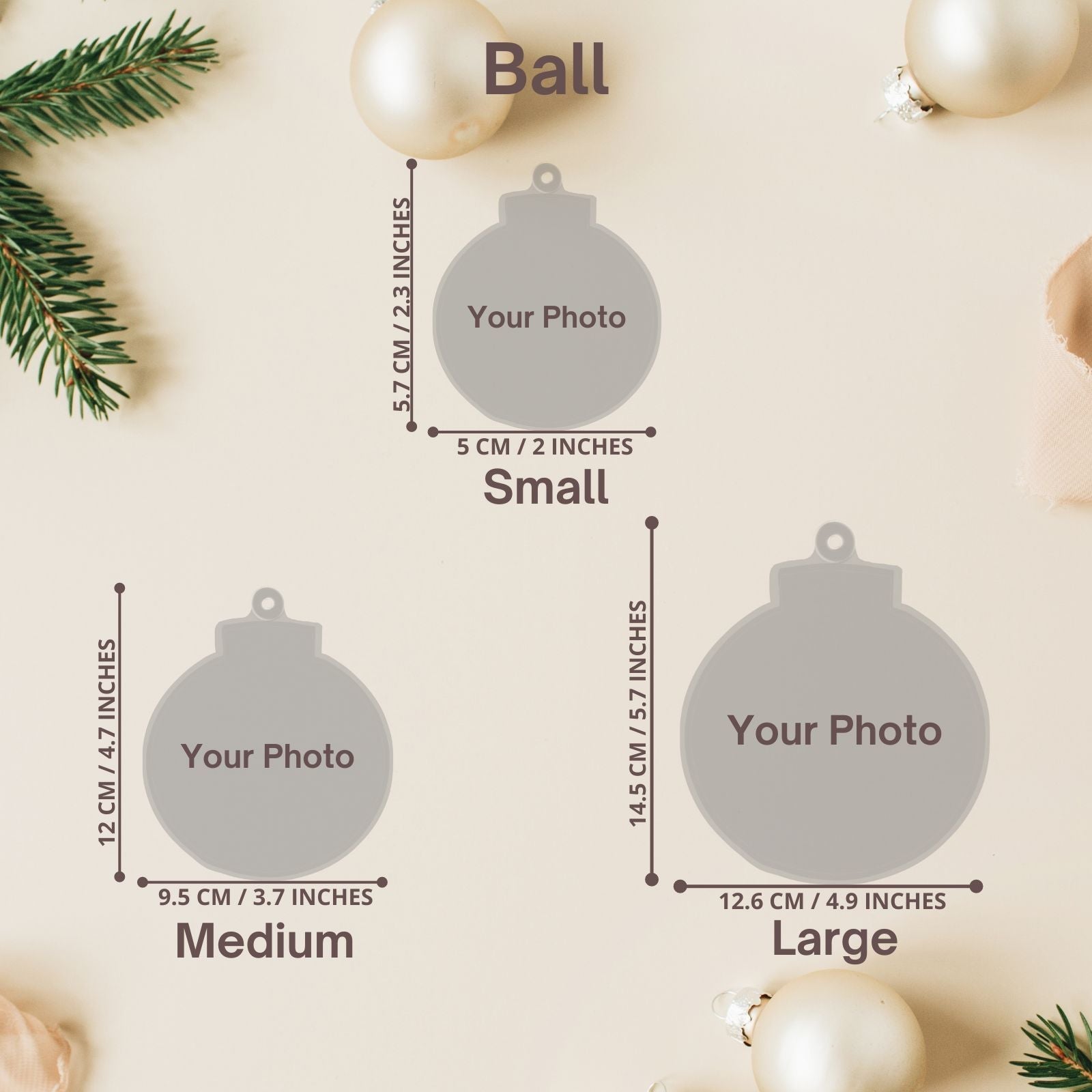 Personalized Christmas Ornaments, Custom Shape With Names, Using My Own Photo, 2024 2D Christmas Décor Tree Bauble Decorations Xmas Ornament Memories Personalized For Christmas Family Keepsake - uniqicon